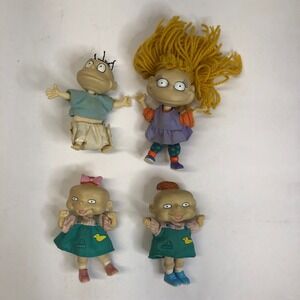 Rugrats Vintage Dolls Lot of 4 1997 Viacom Angelica Tommy‎ Lillian Phil